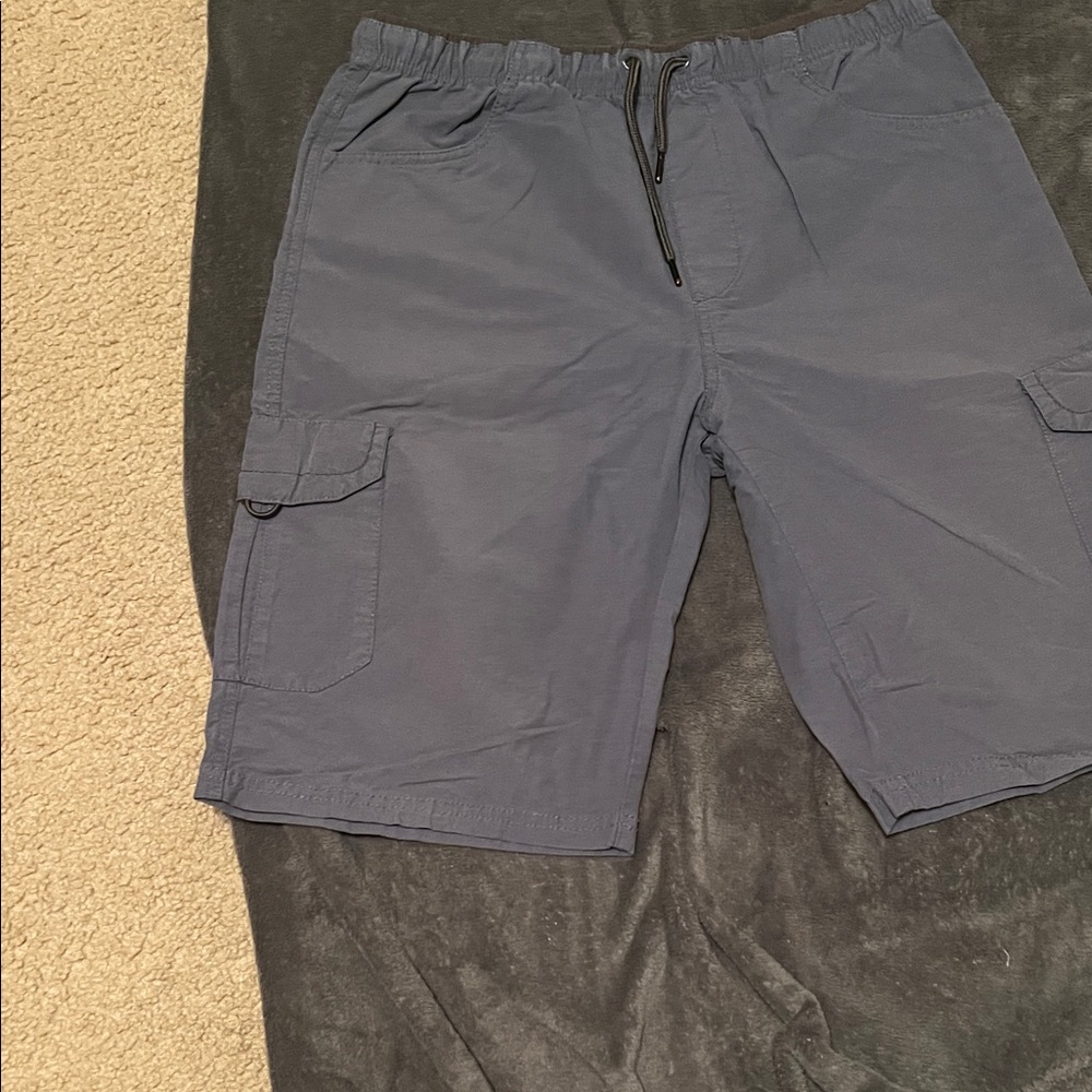 Boys Navy Cargo Shorts